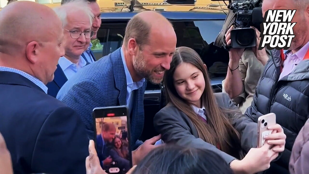 Prince William thrills crowds by abandoning No selfies rule put in place by Queen Elizabeth
