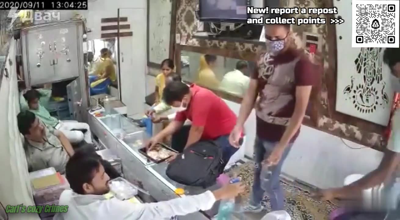 a calm robbery