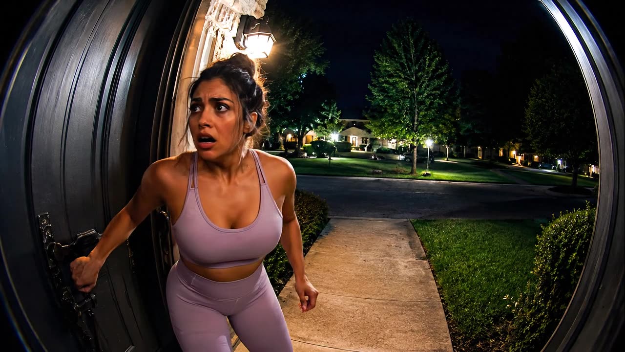 😱 Woman Caught on Doorbell Camera! Funny Girls Scary Pranks - Viral Video - Curvy Girl Model