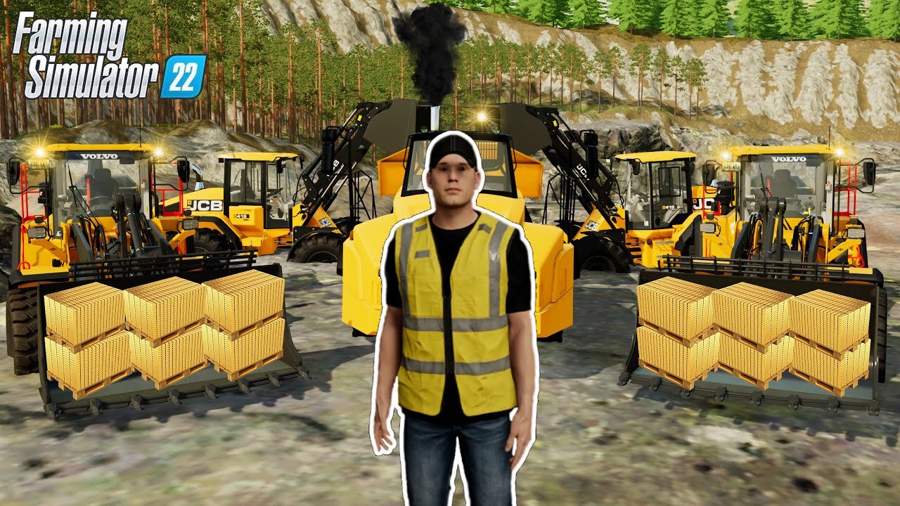 I STARTED A $15,000,000 GOLD MINING OPERATION IN EVERGREEN VALLEY!! | FARMING SIMULATOR 22