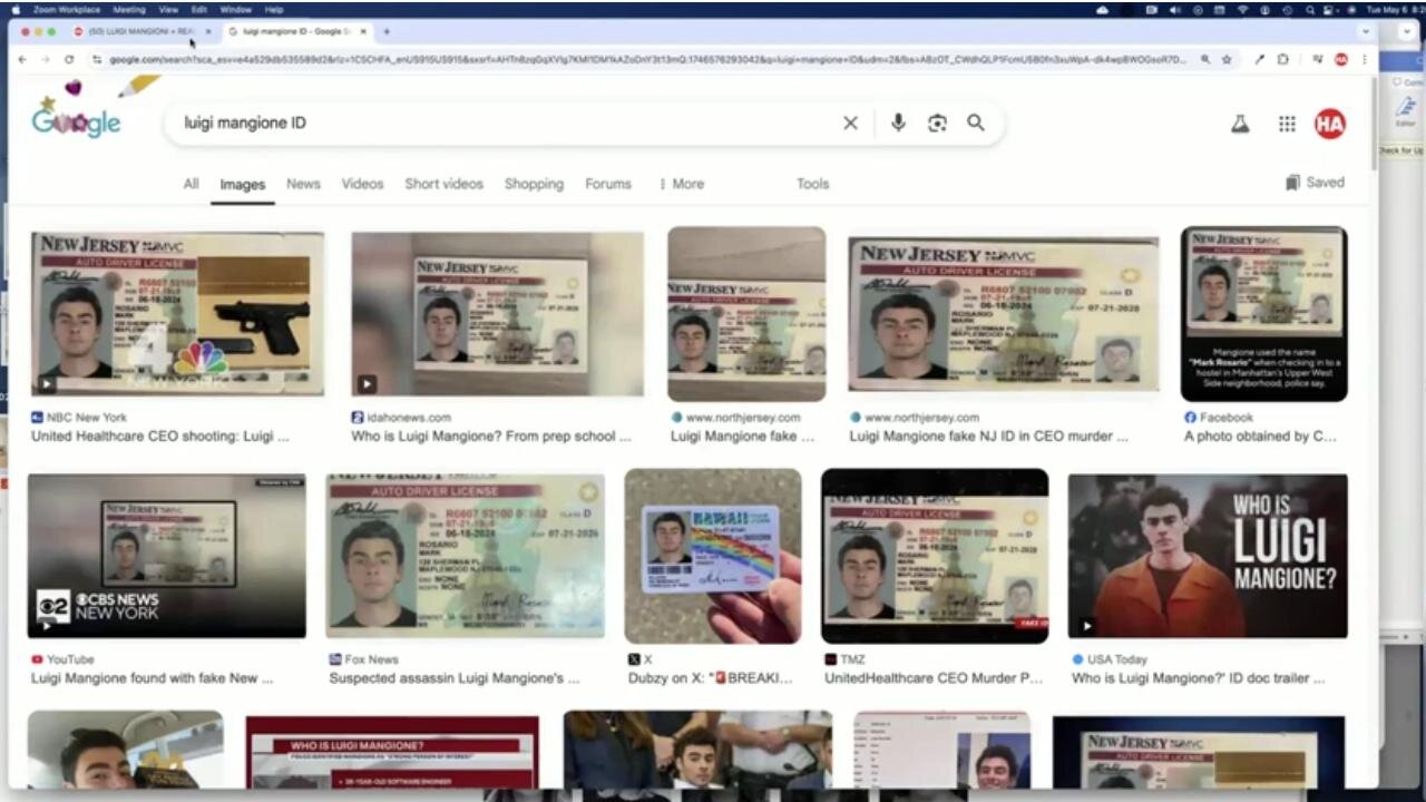 LUIGI MANGIONE & REAL ID - WEIRD CONNECTION ~ TheHealthyAmerican, Peggy Hall