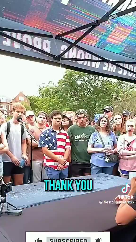 Charlie Kirk talking to a gay Conservative, he said he doesnt approve with that lifestyle