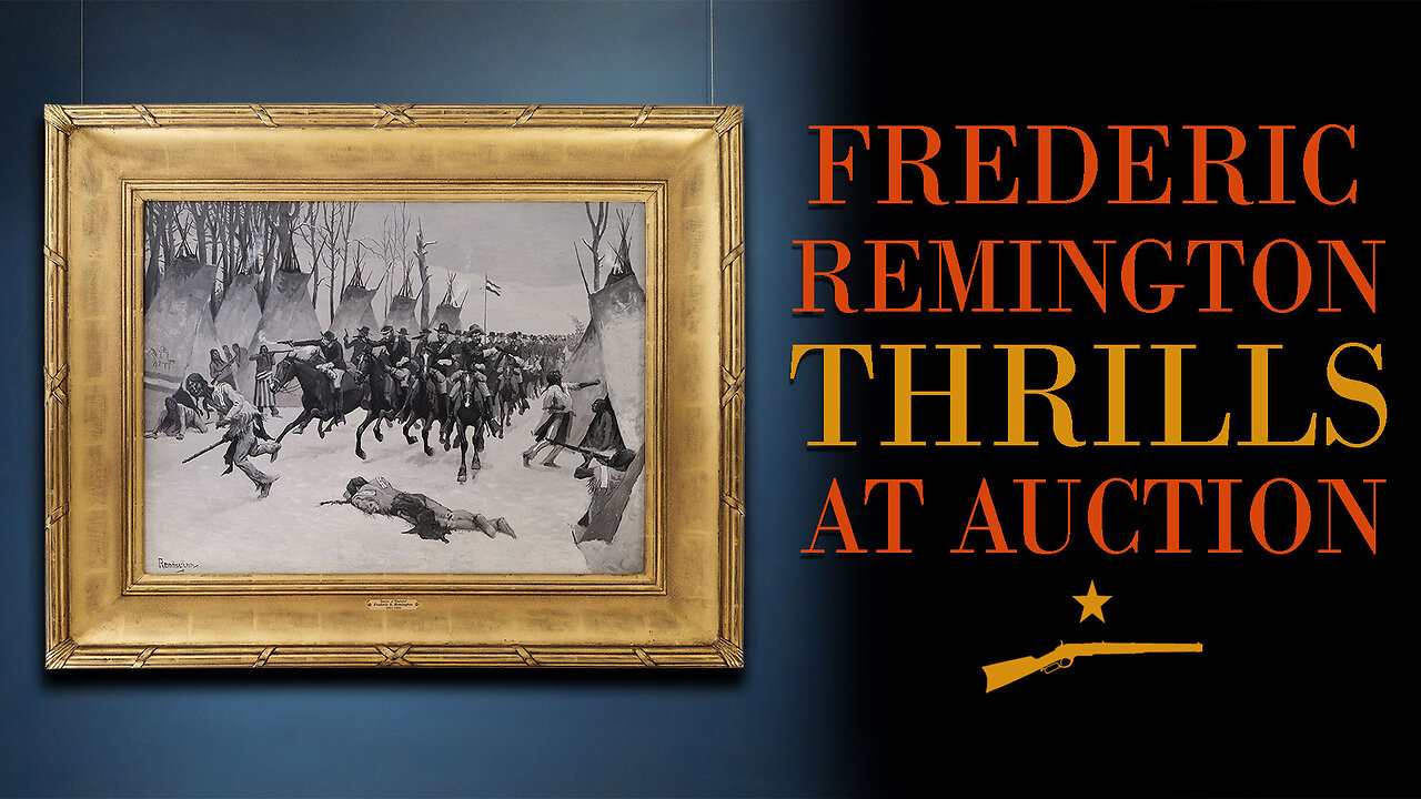 Remingtons Battle of Washita Thrills at Auction