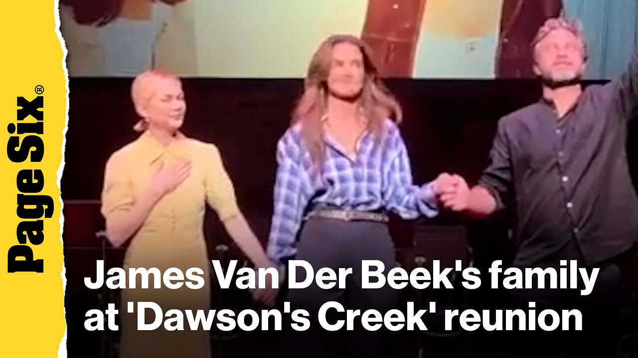 James Van Der Beeks family joins cast of Dawsons Creek for cancer fundraiser