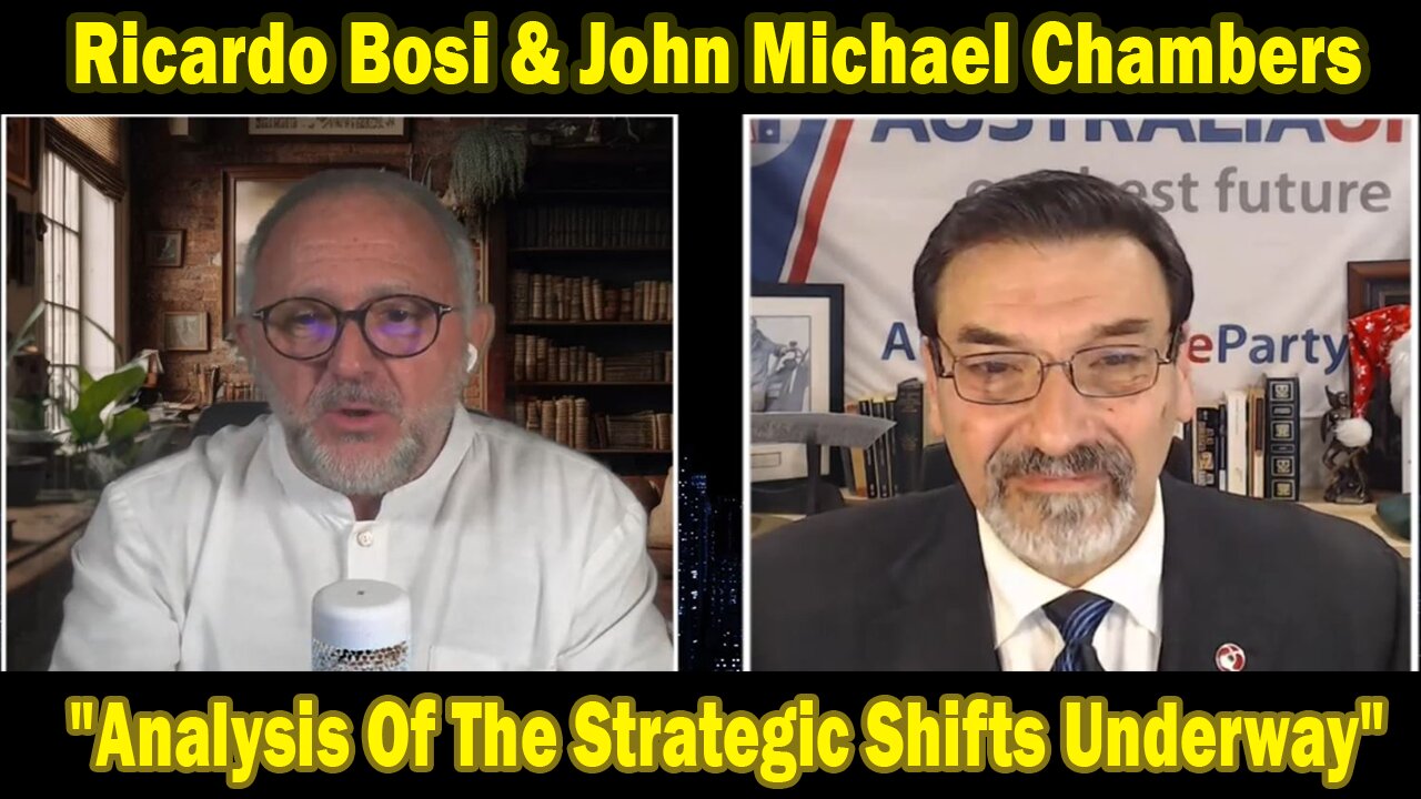 Ricardo Bosi & John Michael Chambers HUGE Intel Aug 6: Analysis Of The Strategic Shifts Underway