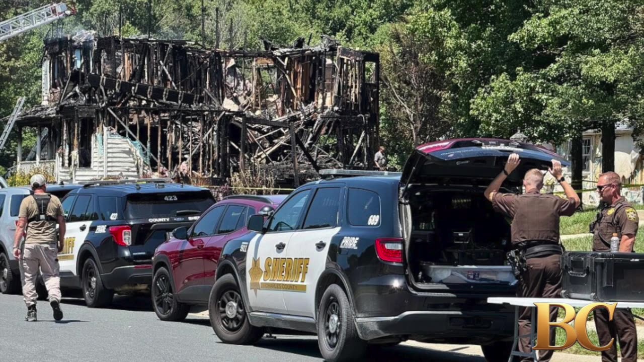 6 dead, including 4 children, from two-alarm Maryland house fire