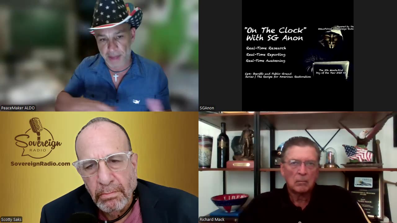 (8/21/2025) | On-The-Clock With SGAnon | Ep4: County Sheriffs and Public Grand Juries: The Recipe for Americas Restoration