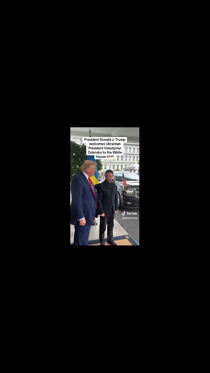Zelensky Wearing a Suit as President Trump Welcomes Him to the White House (8.18.25)