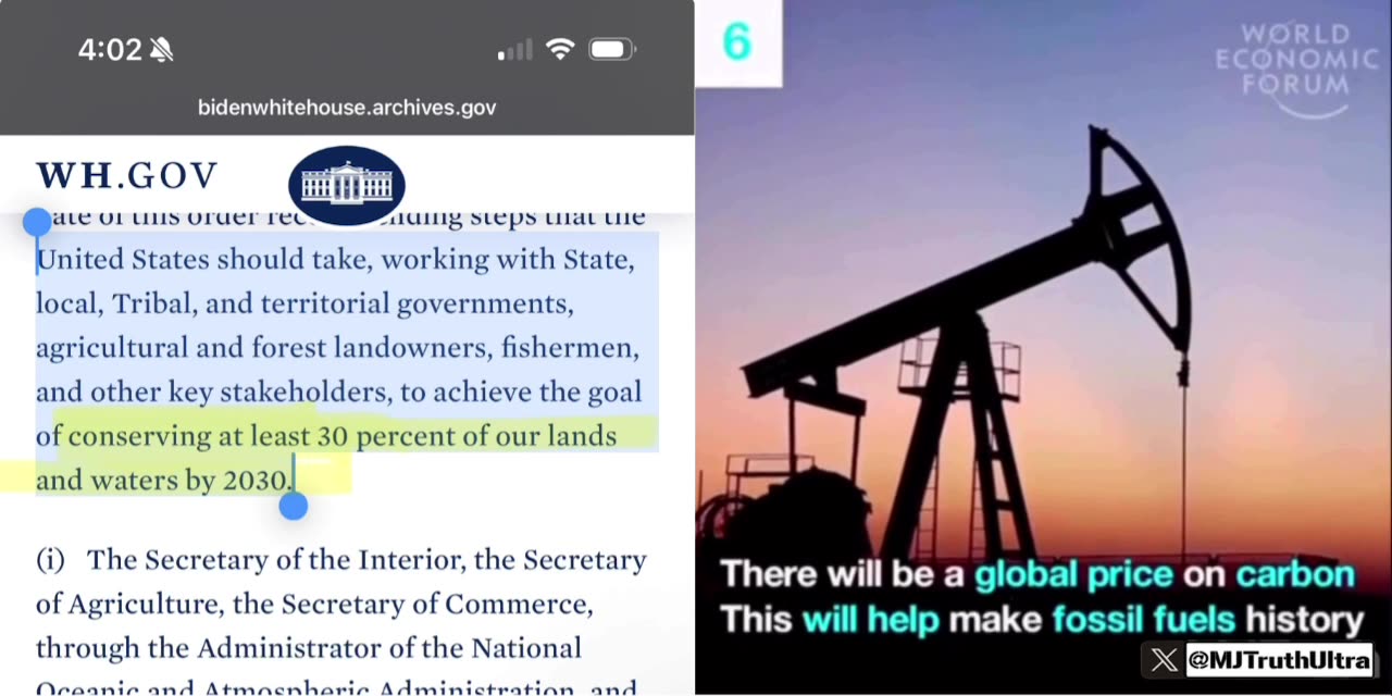 30 by 30 Plan - Seize 30% of All Land by 2030