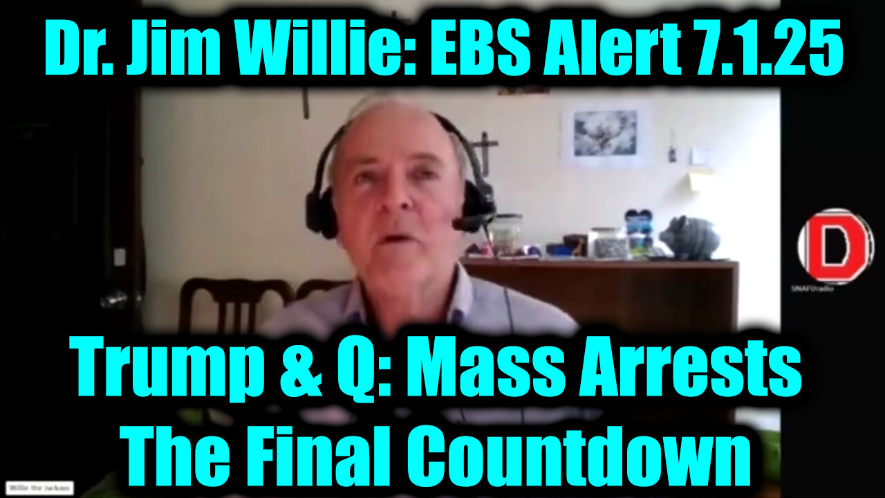 Dr. Jim Willie: Major Trump & Q Intel 7.1.25 - EBS Alert and The Final Countdown, Mass Arrests, Something MASSIVE is Underway