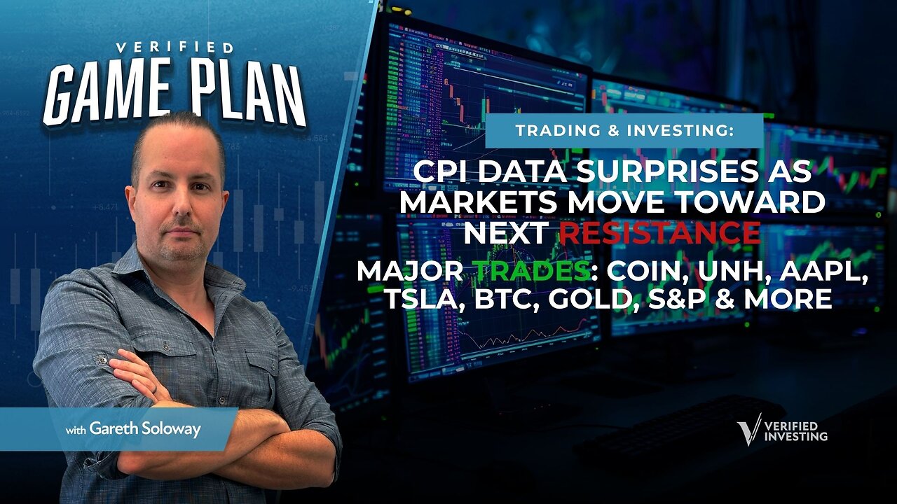 Key Trade Setups And Alerts As Markets Grind Higher On Positive CPI Data
