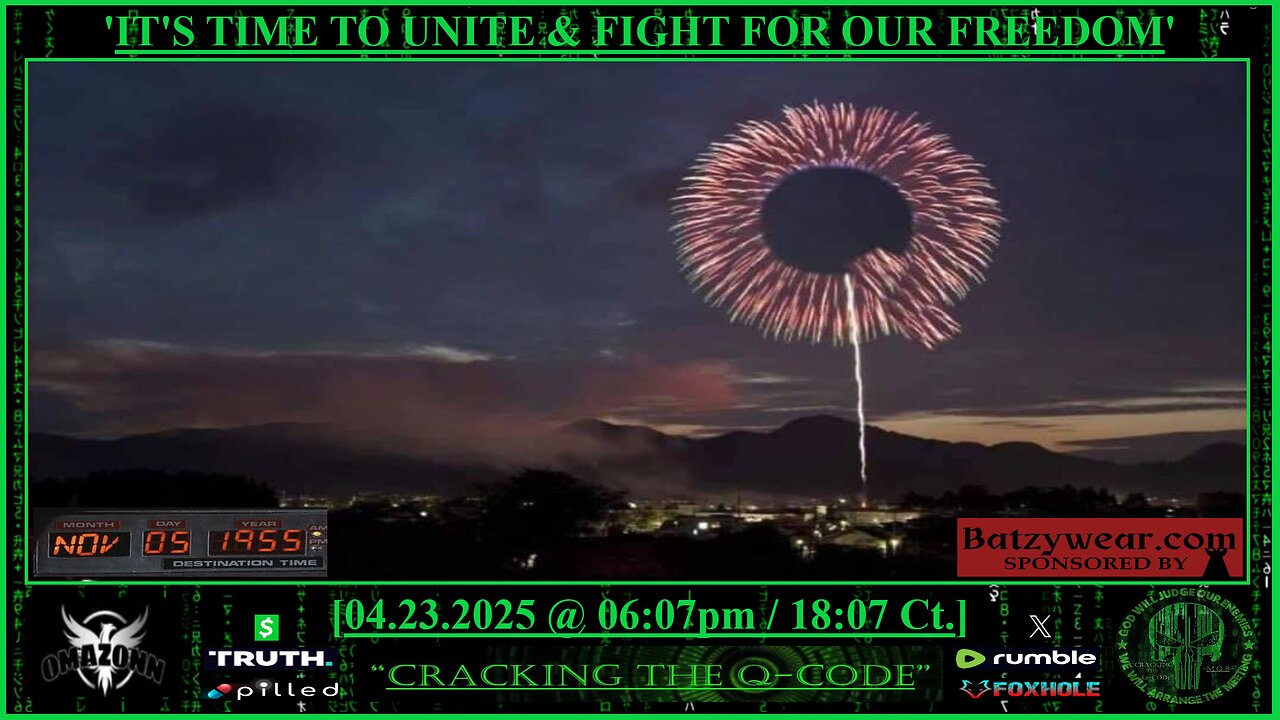 CRACKING THE Q-CODE ~ ITS TIME TO UNITE & FIGHT FOR OUR COUNTRY
