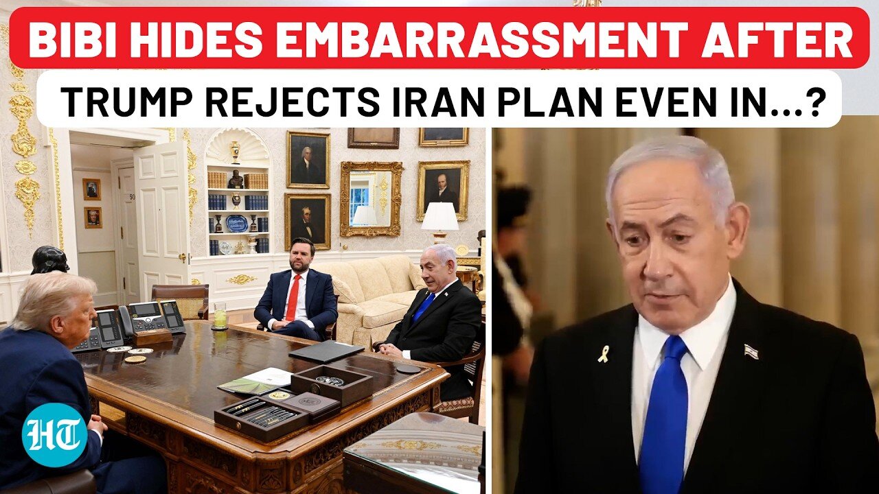 Embarrassed Netanyahu Flees From Media After 2nd Emergency Trump Meet Fails? Cant Hit Iran Again?