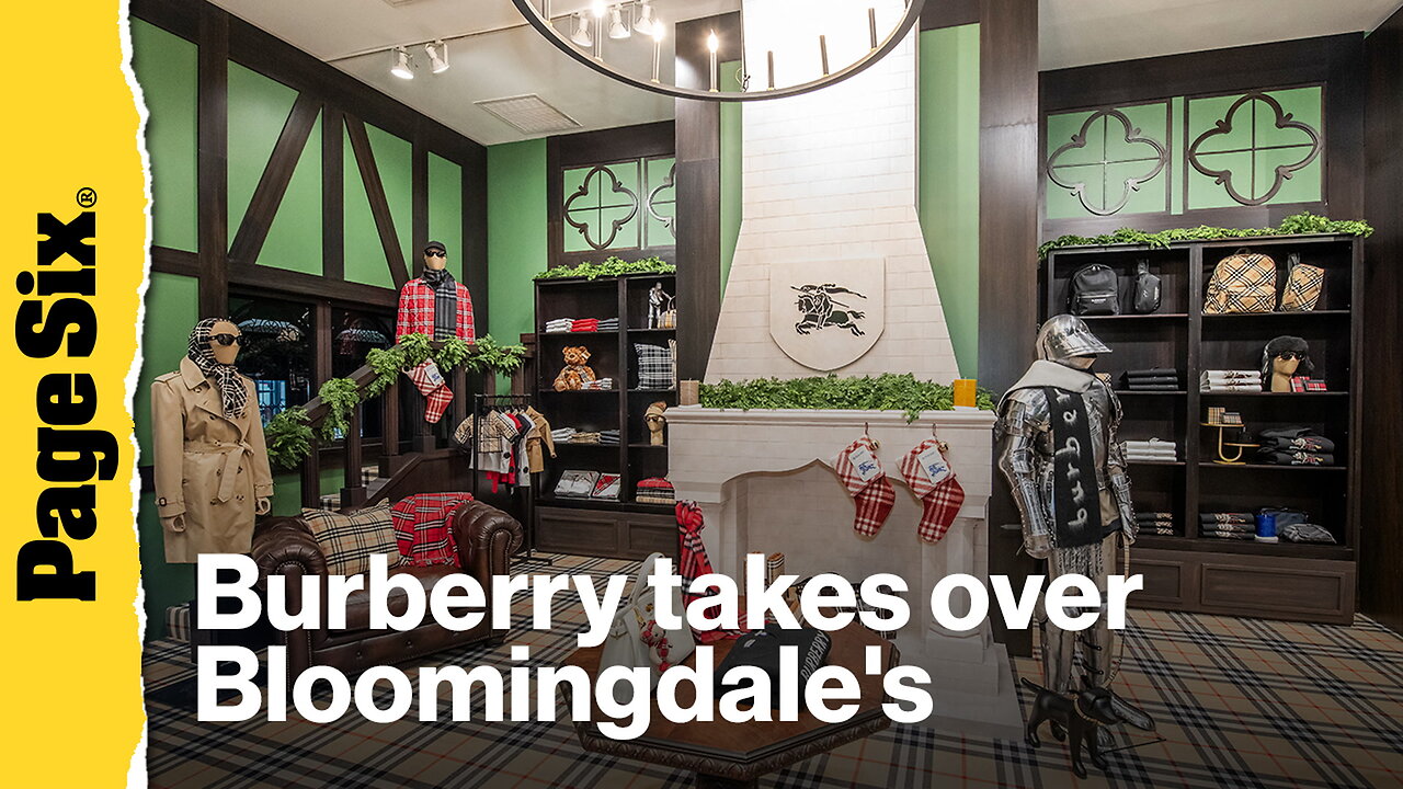Burberry takes over Bloomingdales for the holidays