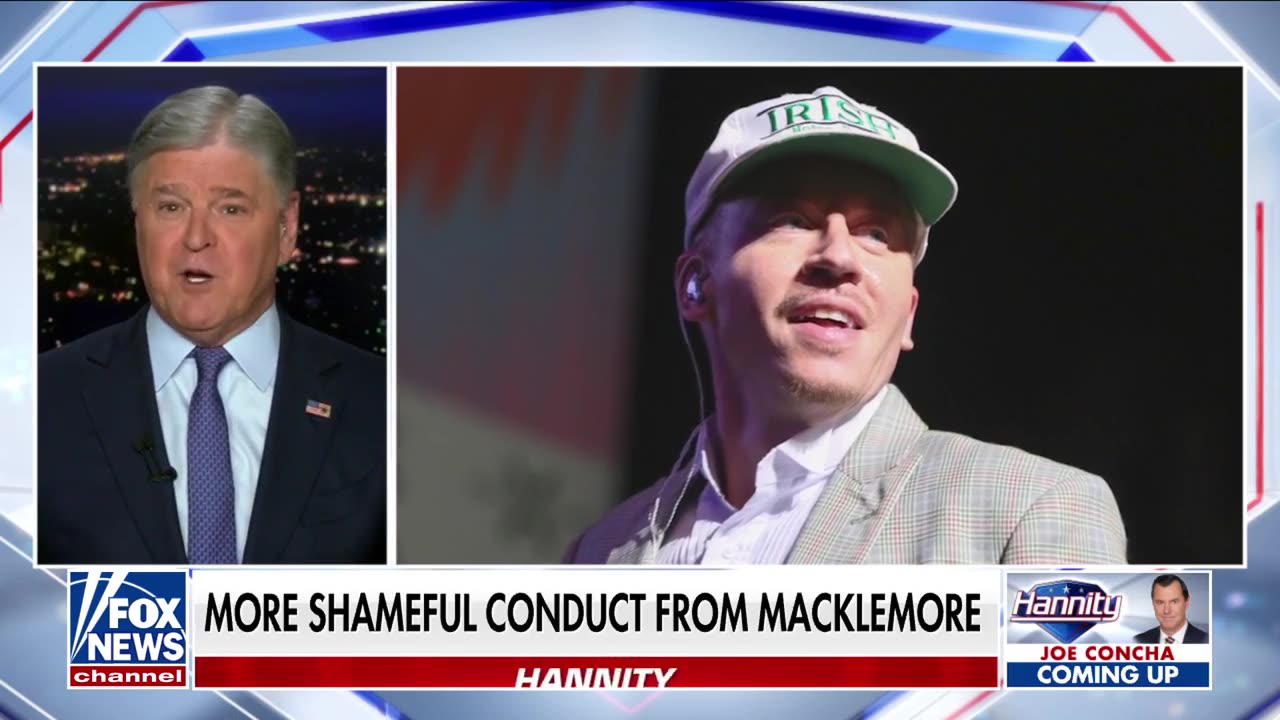Hannity: Macklemore's rhetoric has been shameful for years thumbnail