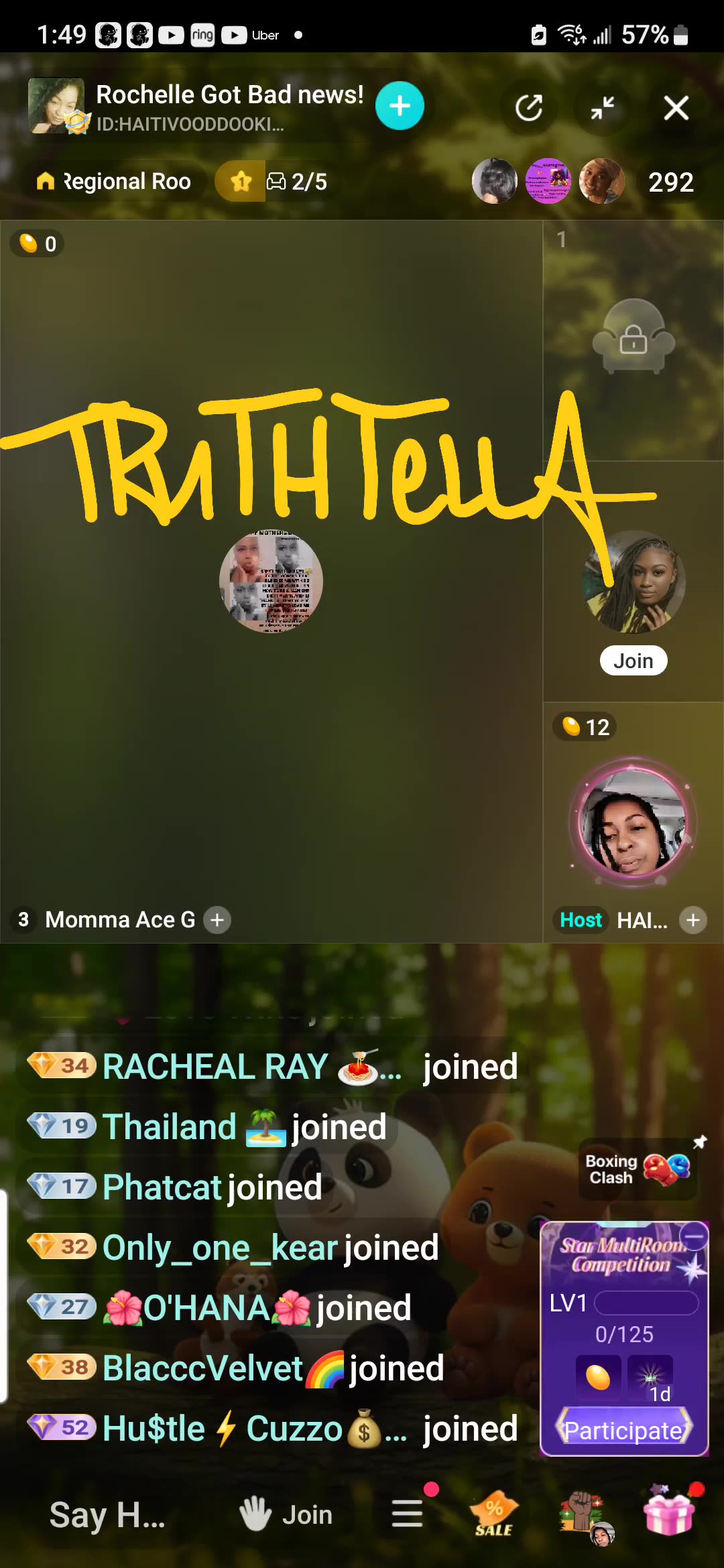 MOMMA ACE BACK ON HAITIVOODOOKING PANEL STILL COMPLAINING ABOUT KLASICKARMA WHOS ABOUT TO GET HER FIRED BECAUSE SHES DEFINITELY WORKING MGMT ON THE BACKEND & NOW HAS A NEW RECORDING
