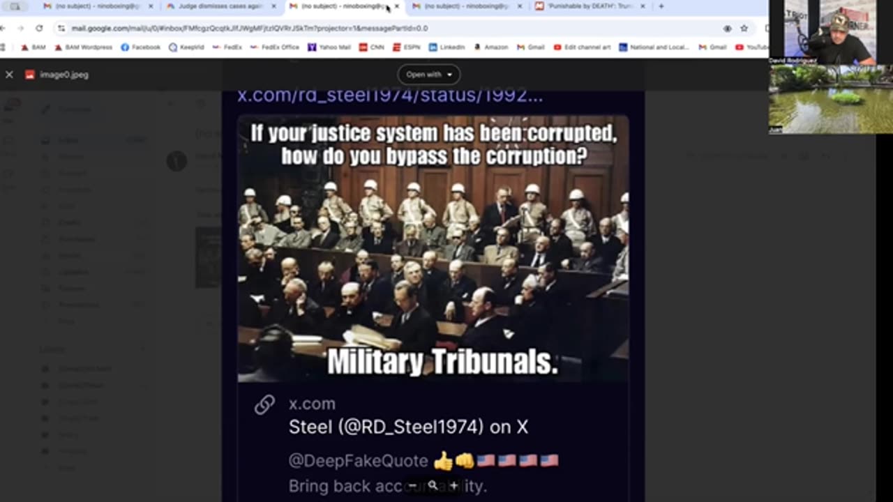 Juan OSavin Justice System Corruption & Events Leading To Military Tribunals... 11/25/25