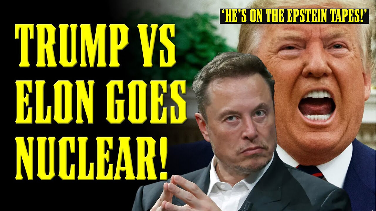 ELON CLAIMS TRUMP IS ON EPSTEIN TAPES AS THEIR WAR GOES THERMONUCLEAR!!