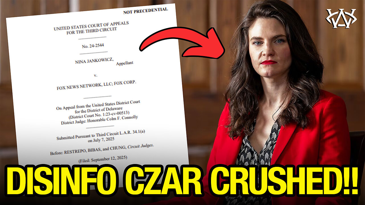 Crazy Disinfo Lady Nina Jankowicz LOSES Appeal!