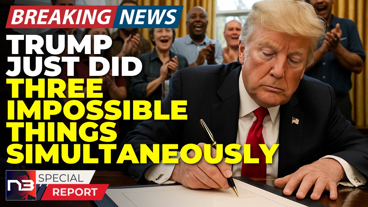 🚨BREAKING: Trumps Bill Does 3 IMPOSSIBLE Things At Once & Even CNN Cant Spin This Victory!