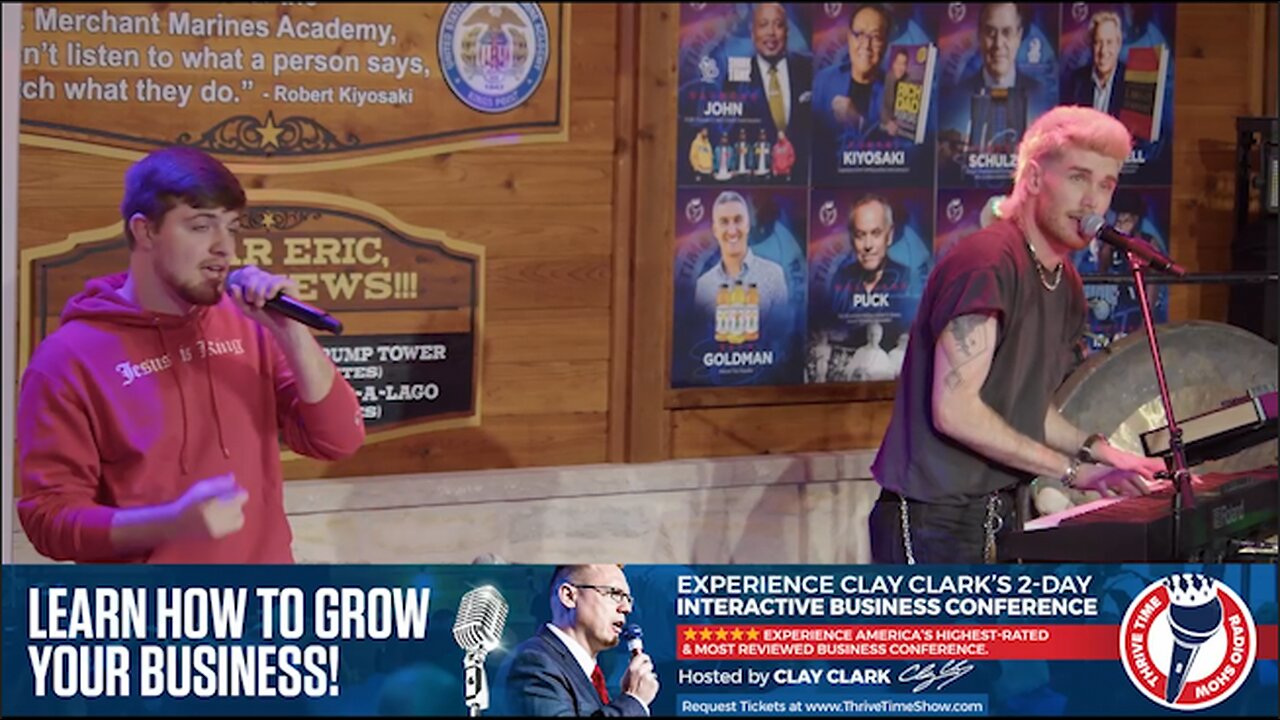 Colton Dixon | Build a Boat (Live Performance Featuring Brett Raio) + Join Eric Trump At Clay Clarks September 25-26 Business Growth Conference In Tulsa, Oklahoma (Request Tickets At www.ThrivetimeShow.com)