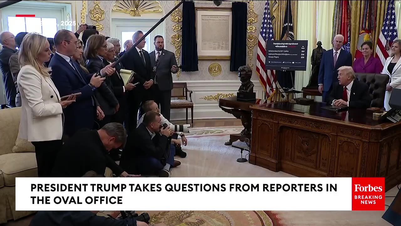 Trump Asked About Justice Roberts Calling Tariffs Taxes During SCOTUS Hearing On His Tariffs
