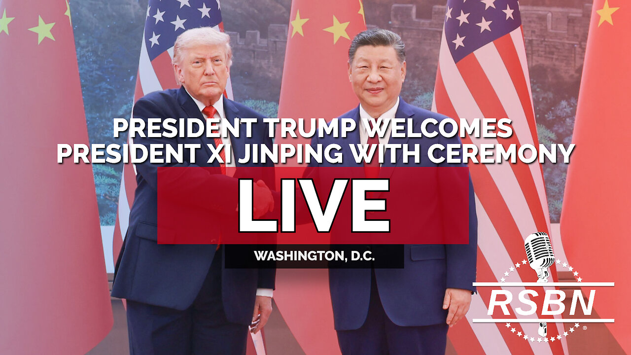 LIVE: President Trump Welcomes President Xi Jinping with Grand Arrival Ceremony - 09/23/26 thumbnail