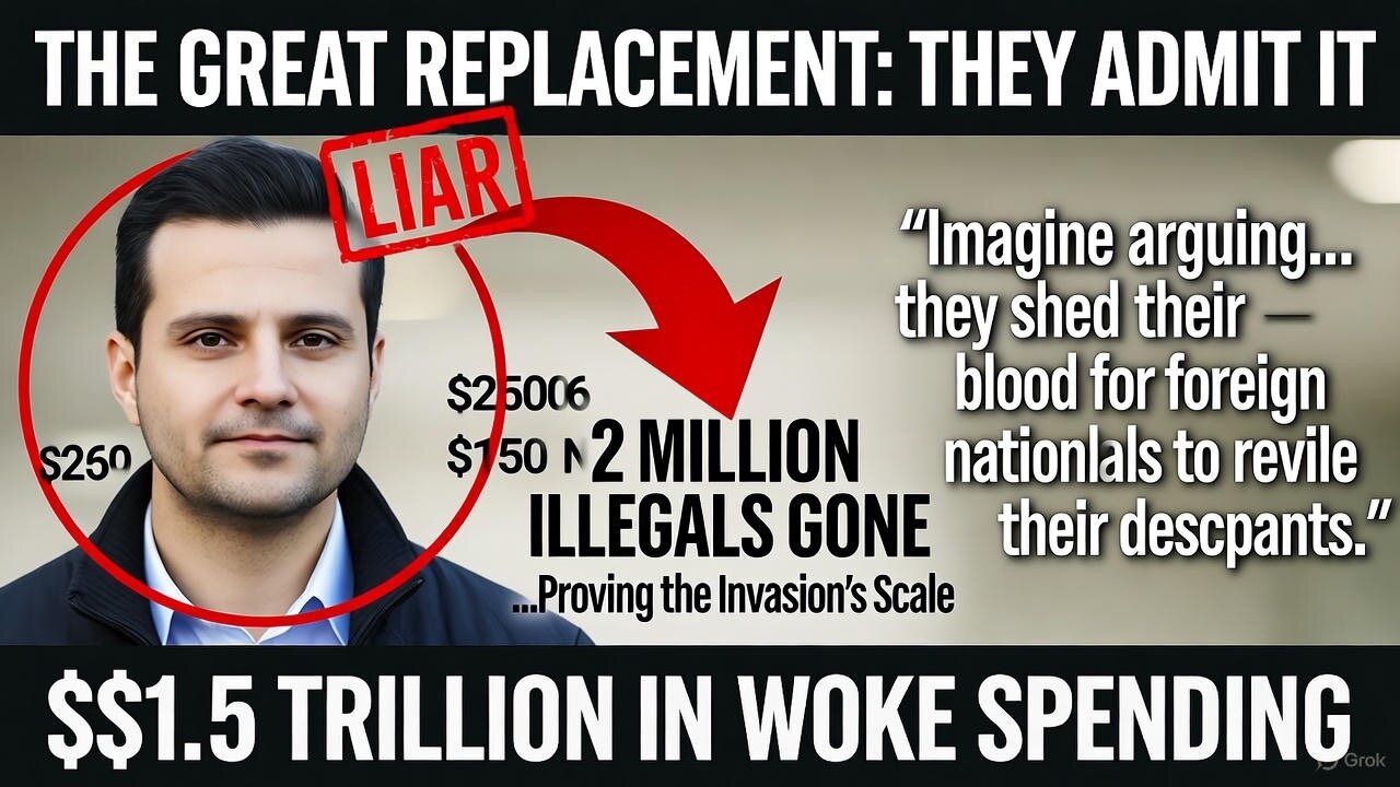 THE GREAT REPLACEMENT: They Admit Its Happening As They Defund America