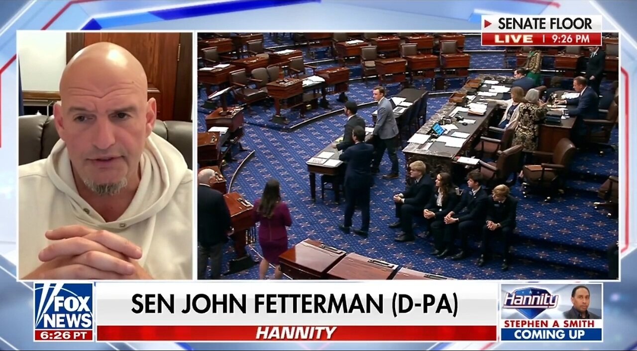 Sen Fetterman CALLS OUT Bidens Open Border