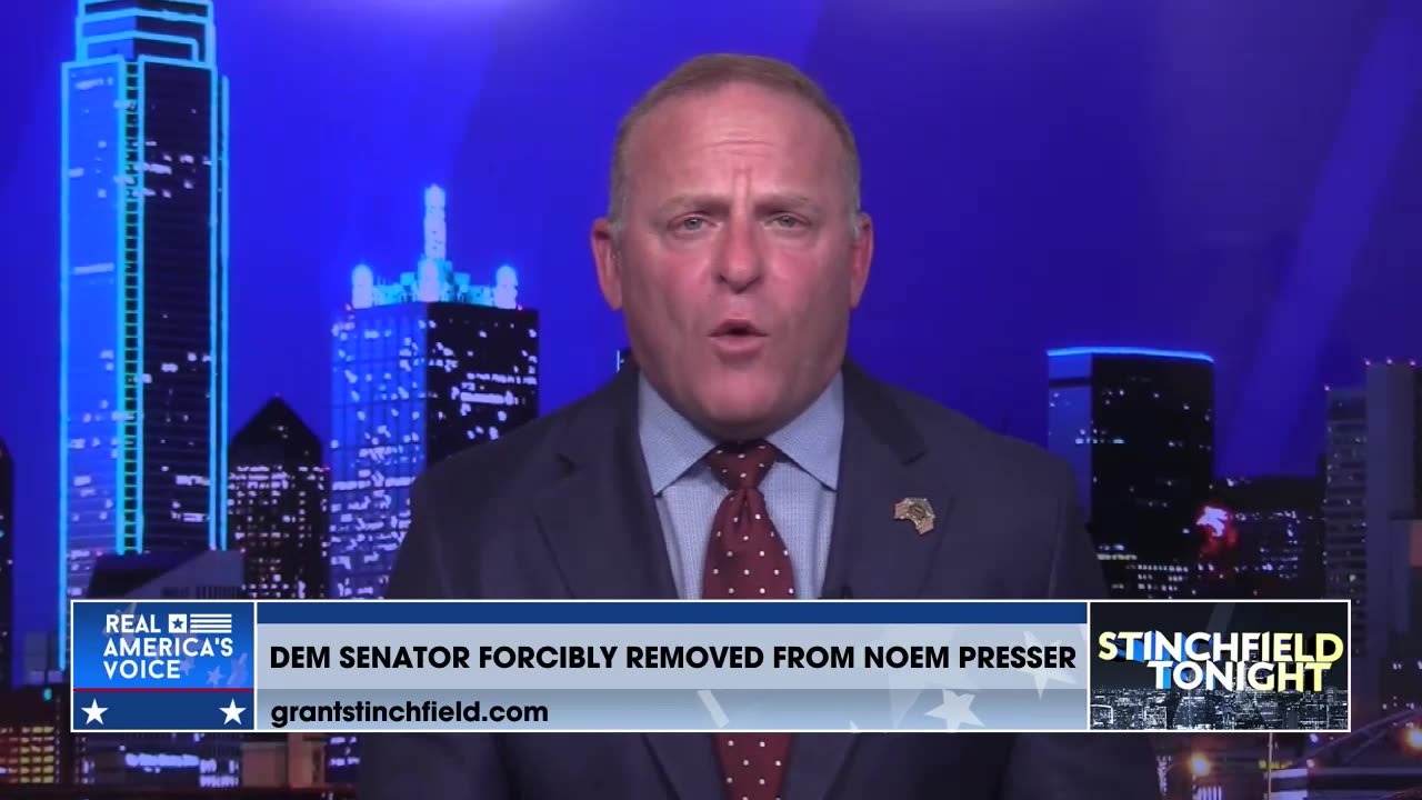 LEFTIST SENATOR FORCIBLY REMOVED FROM DHS PRESS CONFERENCE