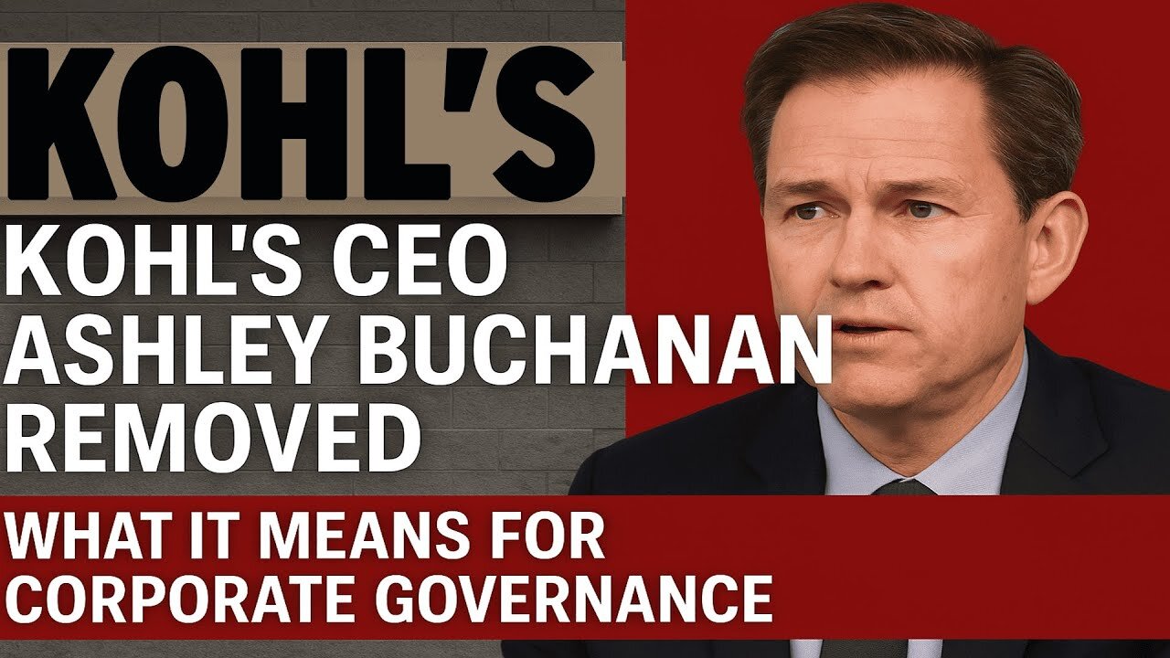 Kohls CEO Ashley Buchanan Removed What It Means for Corporate Governance | NEWSDRIFT