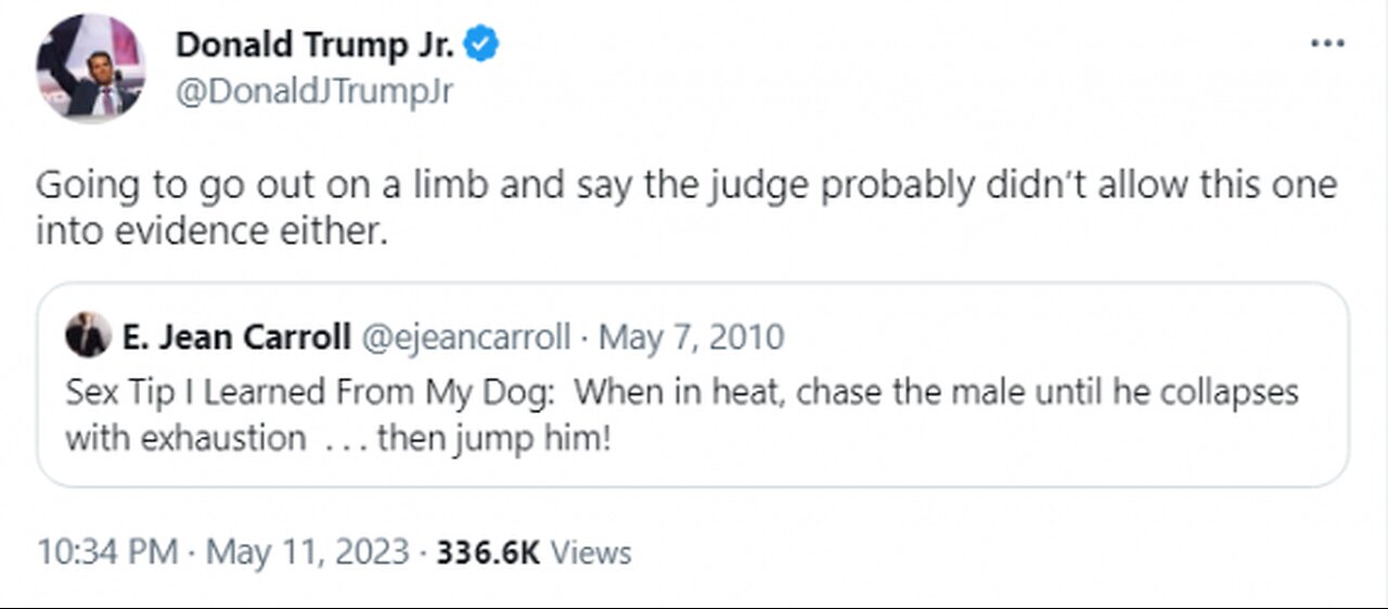 lib democrat megadonors pushed thru a temporary law to e jean carroll (CONFESSEd RIGGING) Trump case