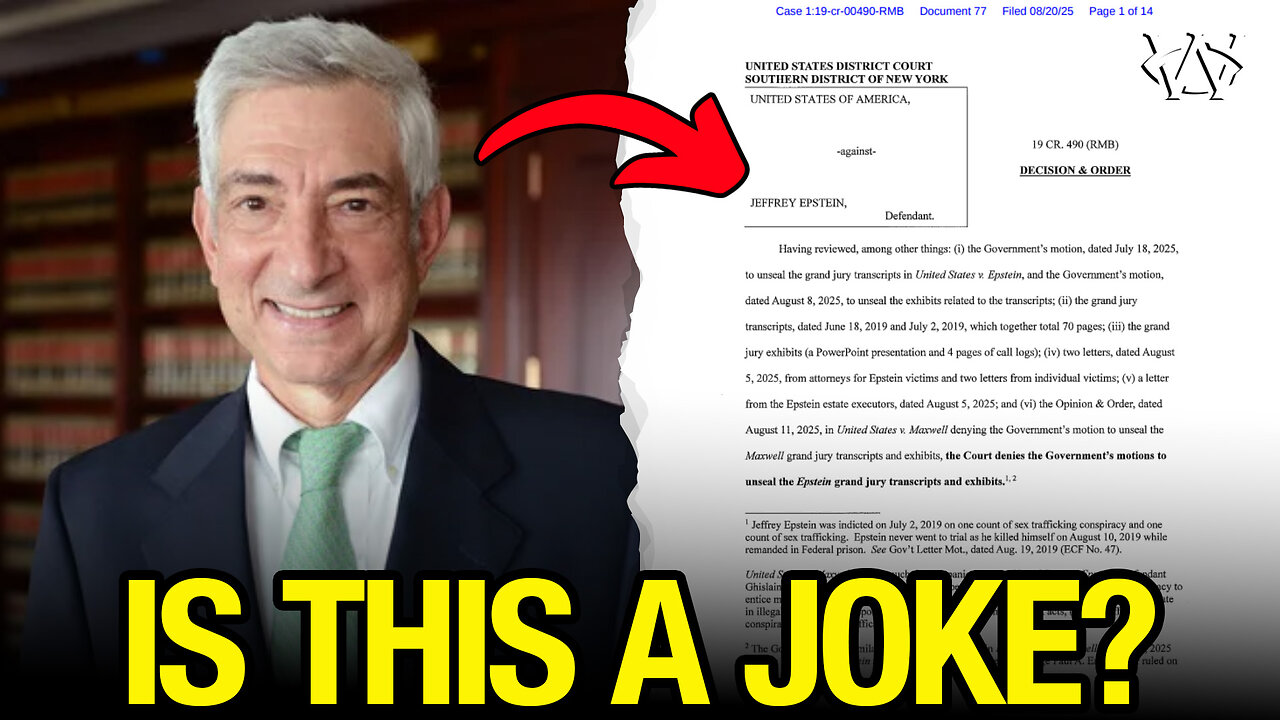 Fake Indictment EXPOSED after Judge DENIES Grand Jury Records!!