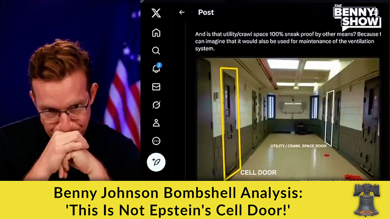 Benny Johnson Bombshell Analysis: This Is Not Epsteins Cell Door!