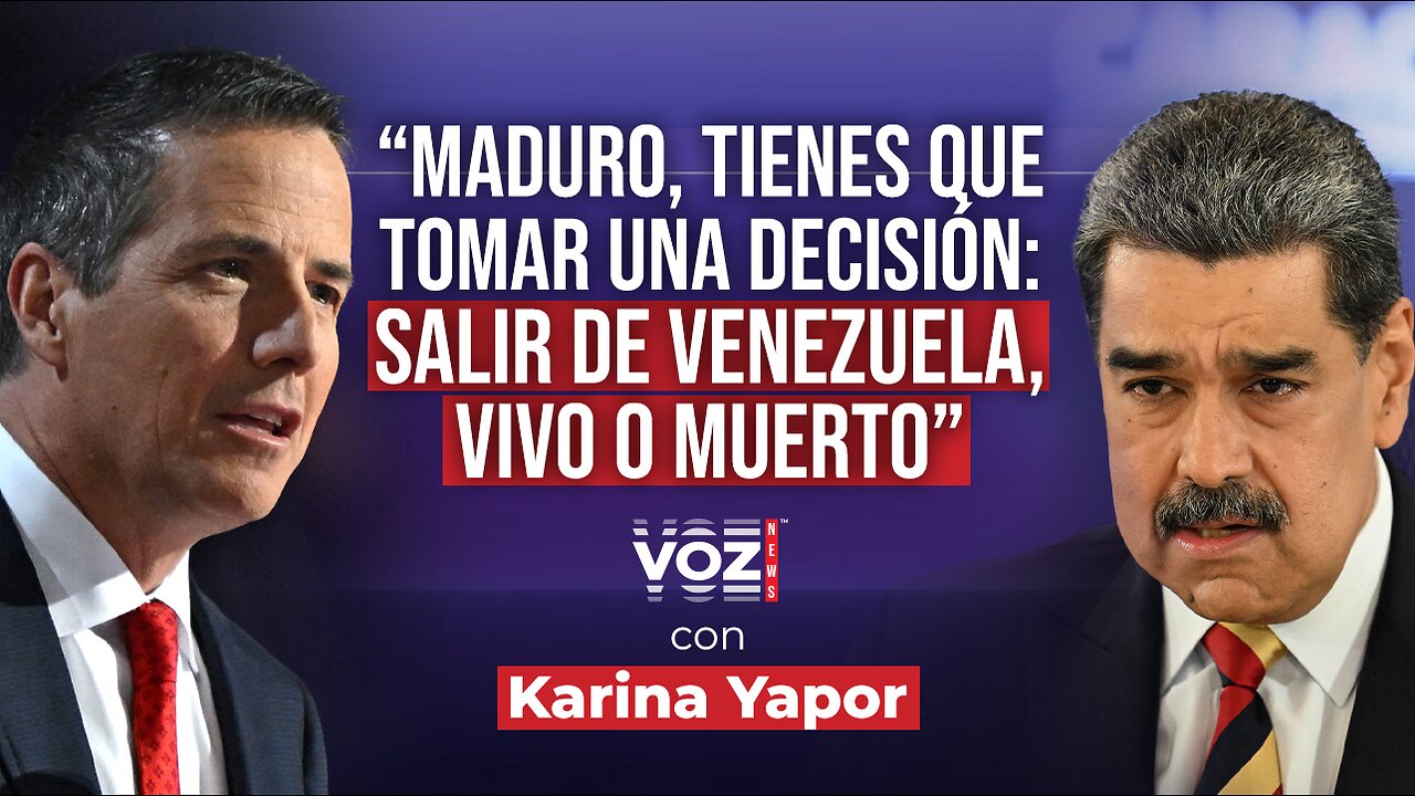 El senador Bernie Moreno apoya las acciones de Trump en El Caribe y manda fuerte mensaje a Maduro