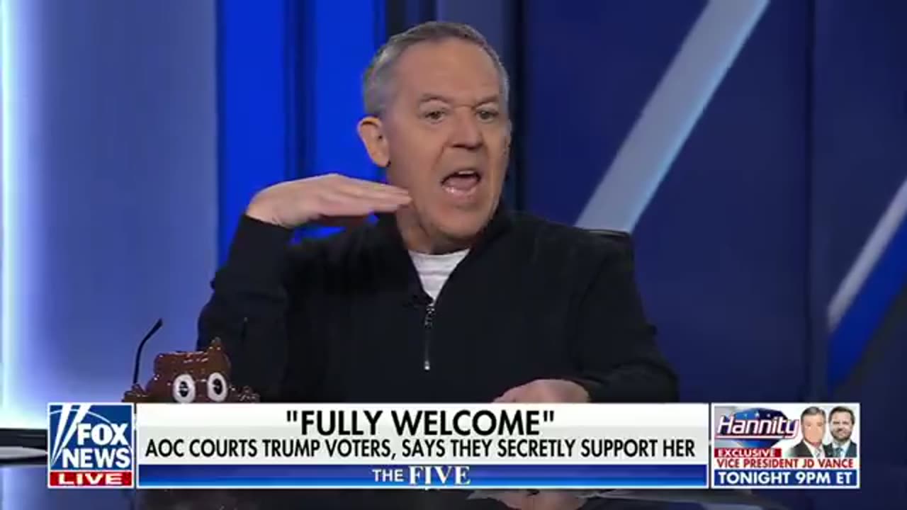 Greg Gutfeld fires back PERFECT response to AOCs insane claim about what MAGA supporters tell her