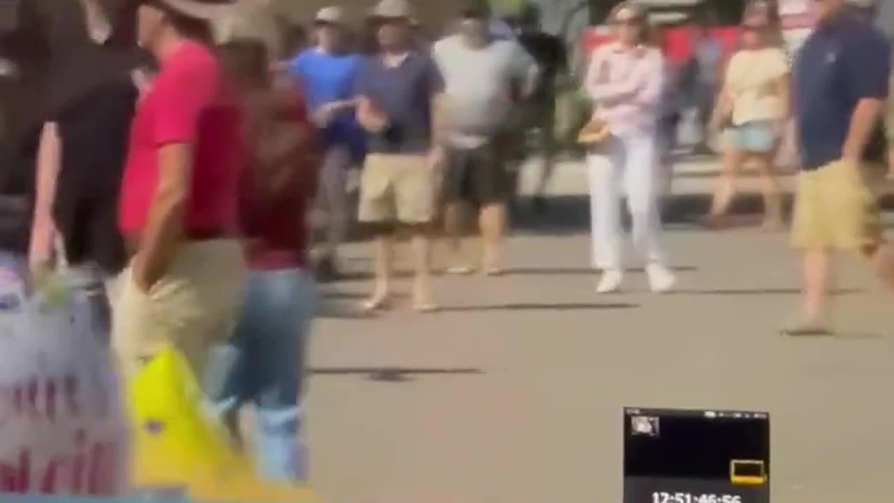 Man Tramples Charlie Kirk Memorial, He Immediately Regrets It
