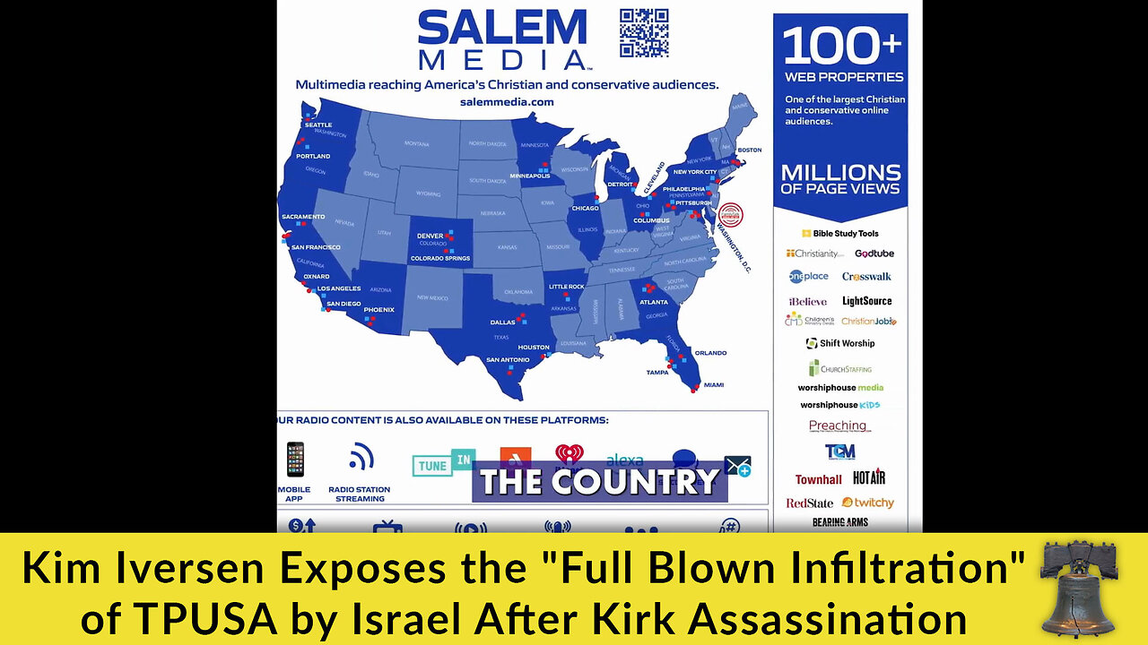 Kim Iversen Exposes the “Full Blown Infiltration” of TPUSA by Israel After Kirk Assassination