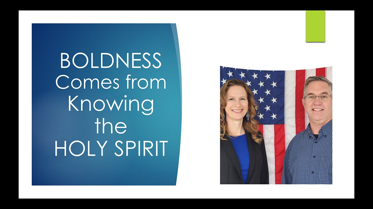 July 9 (Year 4) BOLDNESS Comes from Knowing the HOLY SPIRIT! - Tiffany Root & Kirk VandeGuchte