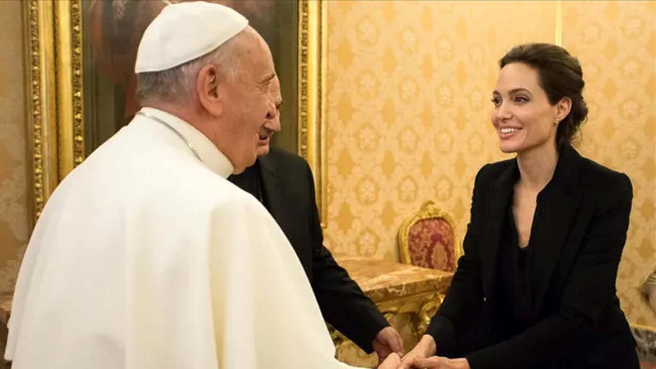 Pope Francis connection to Hollywood included meetings with Mark Wahlberg and Angelina Jolie
