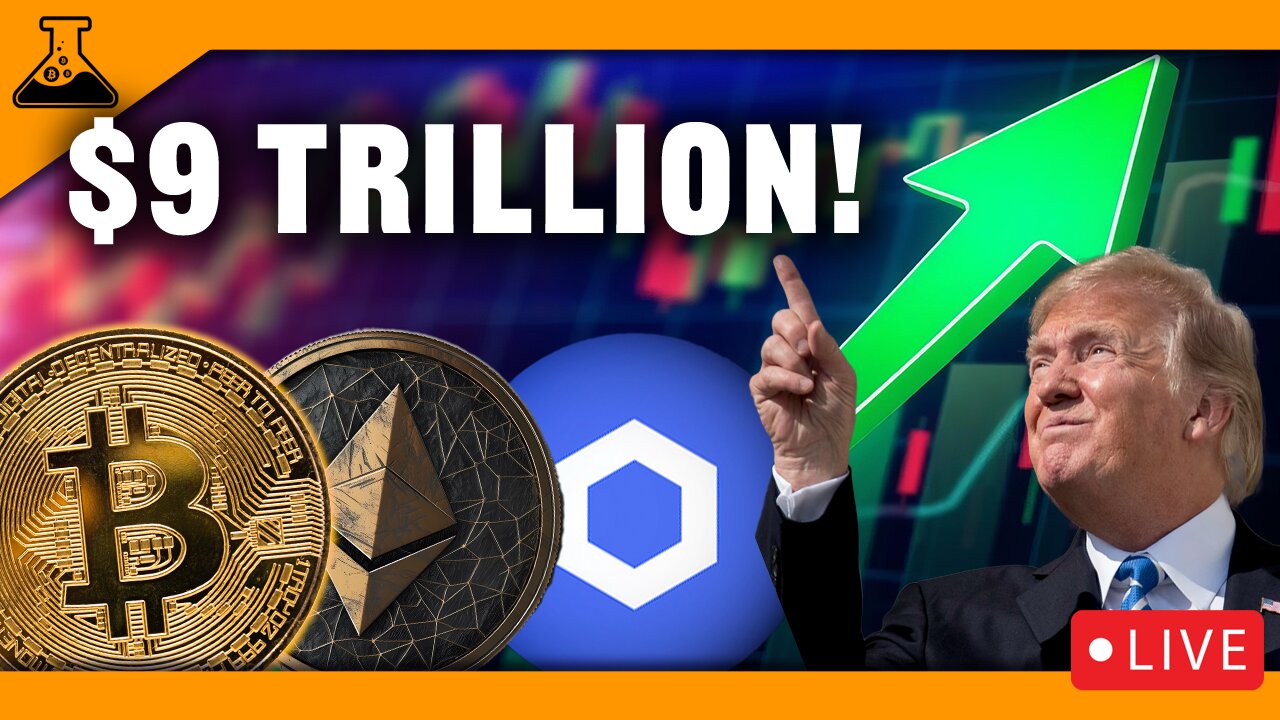 Crypto Alert! Trumps $9Trillion Bitcoin & Altcoin Pump Approved! $Eth $Link $Ondo $Tao $Sol $Inj