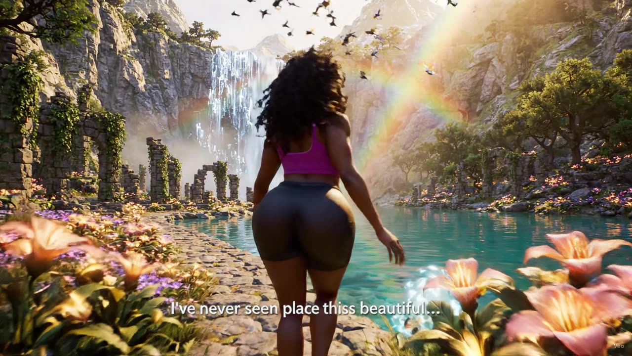 I Found a Hidden Treasure Beneath the Crystal Waterfall