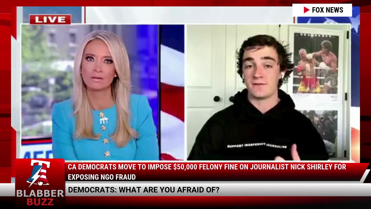 CA Democrats Move To Impose $50,000 Felony Fine On Journalist Nick Shirley For Exposing NGO Fraud