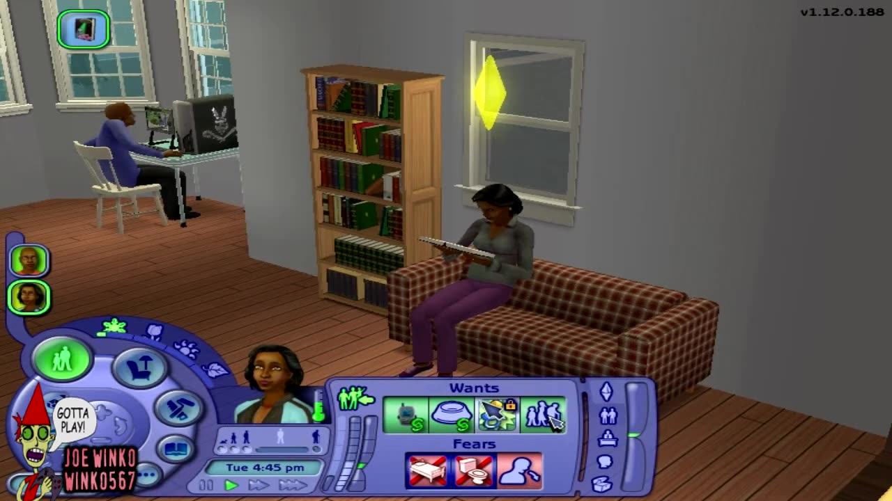 2014 12 10 - Sims 2 Playthrough Slag Town 1x05 Joe Winko