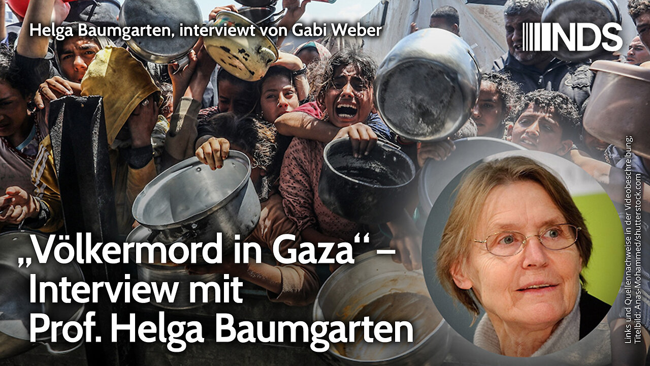 „Völkermord in Gaza“ – Interview mit Prof. Helga Baumgarten | Dr. Gabi Weber | NDS-Podcast
