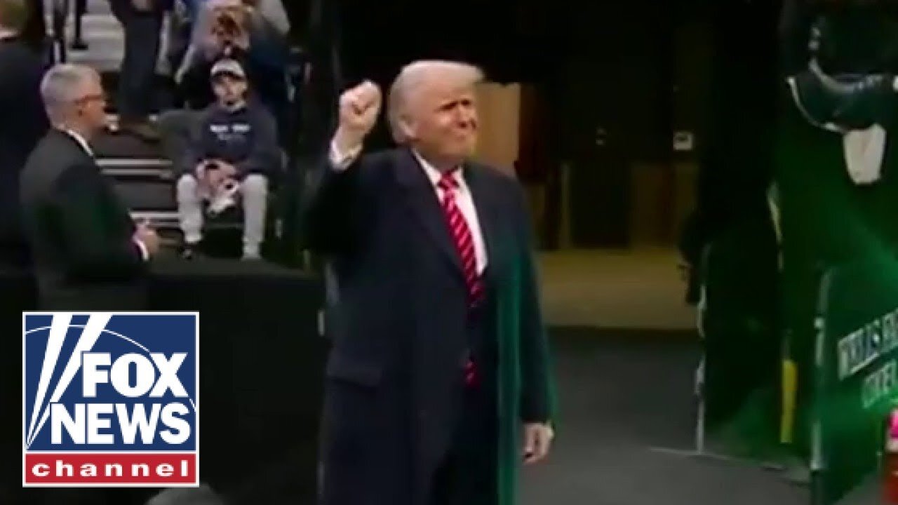 ELECTRIC ENVIRONMENT: Trump ovation at NCAA Championship drives Dems crazy