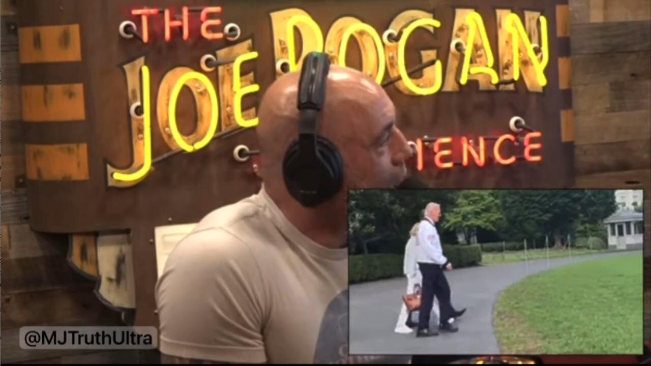 Rogan Stunned with how Tall Joe Biden Grew - “You see how tall he is? — He’s towering over her…”