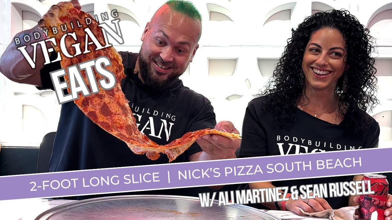 Massive Vegan Pizza Challenge with the BodybuildingVegan