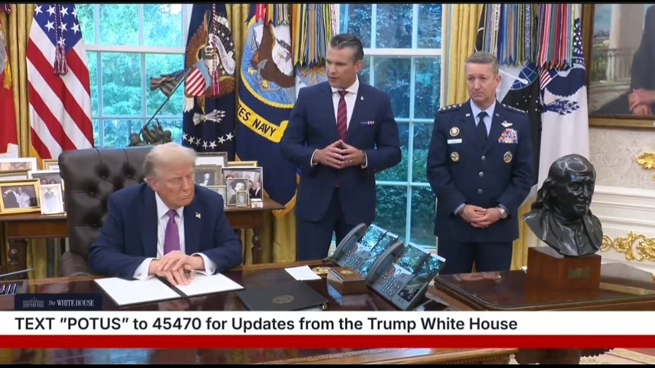 Secretary of War Hegseth: WERE BACK!