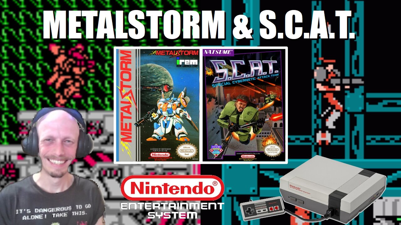Metal Storm & S.C.A.T. (NES): Infiltrate the Base on Pluto before the Earth is Destroyed by Lasers